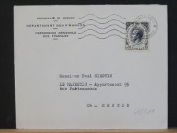 58/511    LETTRE   MONACO - Cartas & Documentos