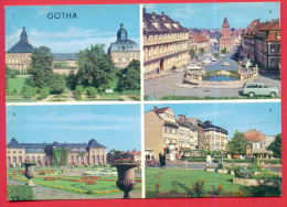 163885 / GOTHA - SCHLOSS , HAUPTMARKT CAR  , ORANGERIE , ARNOLDIPLATZ - Germany Deutschland Allemagne Germania - Gotha