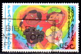 SOUTH AFRICA 1994 Peace Campaign. Children's Paintings - 45c Children Of Different Races (Nicole Davies) FU - Oblitérés