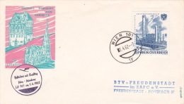 Austria 1962 First Flight Cover LH 301 Wien-Nunberg By Lufthansa - Eerste Vluchten