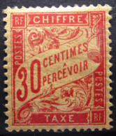 FRANCE              Taxe N° 34               NEUF* - 1859-1959 Neufs