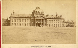 PHOTO  Cartonnée Fin 19eme (paris) PARIS Ecole Militaire  Facade Sud (10.5X16) - Arrondissement: 07