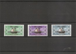 Ras-Al-Khaima -Voiliers -Roosevelt ( 27 / 29 XXX -MNH-Curiosité: Surcharge Double à Voir) - Ras Al-Khaima