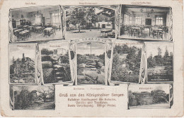 Litho AK Gruss Königshainer Berge Königshain Restaurant Felsen Hochstein Bei Görlitz Reichenbach Vierkirchen Kodersdorf - Schöpstal