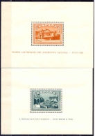 ES836-L2337THC.España. Spain  Espagne.HOJITAS BLOQUE DEL ALZAMIENTO NACIONAL.1937.( Ed 836/7**) Sin Charnela.LUJO- - Herdenkingsblaadjes