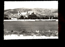 LA VOULTE SUR RHONE Ardèche 07 : Vue Générale Depuis L'autre Rive / Bateau Péniche RHODANIA Batelier Batellerie - La Voulte-sur-Rhône