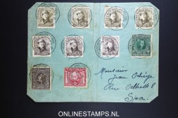 Belgium: Cover 1920  Conference Diplomatique Spa Cancels OBP 179 - 181 + 165 + 166 RR - Lettres & Documents
