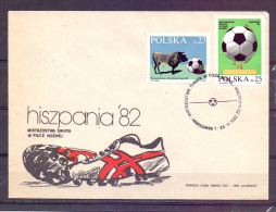 Polska - Hiszpania '82 - FDC - Warszawa 28/5/1982  (RM7755) - Afrika Cup
