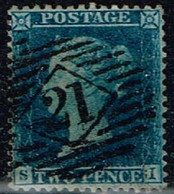 Grande-Bretagne - 1855 - Y&T N° 15, Oblitéré - Gebraucht