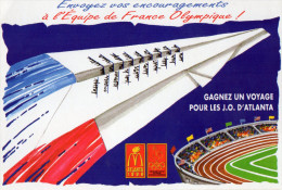 CARTE POSTALE  JEUX OLYMPIQUES/CONCORDE/mcDonald's  Atlanta  1996 - Juegos Olímpicos