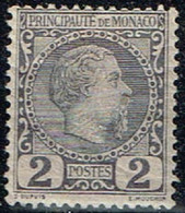 Monaco - 1885 - Y&T N°2, Neuf Avec Trace De Charnière - Nuevos