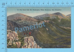 #340 Canada ( Canadian Stamp With Cover Hampton N.H. 1954 Hapmton Beach) Linen Postcard Recto/Verso - Lettres & Documents