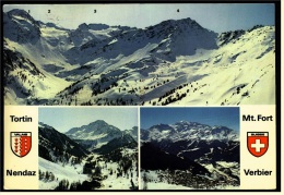 Tortin  -  Nendaz  -  Verbier  -  Mont Fort  -  Ansichtskarte Ca.1985   (4215) - Nendaz