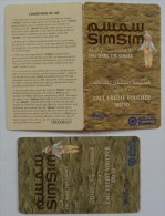 BAHRAIN - GSM Top Up - Simsim - Batelco - With Original Folder - Used - Bahrein