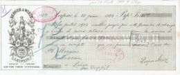 Prima-Wechsel 1903 - LEIPZIG - BERLIN-FLORENZ-LONDON-MOS KAU-ST-PETERBOURG-NEW-YOR K - BERGER & WIRTH - Farben-fabri - Other & Unclassified