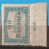 1919  18-34   BARANYA  UNGARN SERBIA JUGOSLAVIJA OVERPRINT  INTERESSANT  - TYP II NEVER HINGED - Baranya