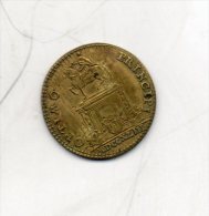 France. Petit Jeton  Laiton. Louis XV. Optimo Principi. 1743. Diam : 24mm - Adel