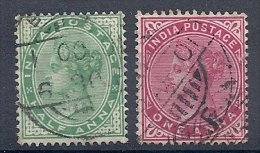 140019441   INDIA  ING.  YVERT  Nº  53/4 - 1858-79 Compagnie Des Indes & Gouvernement De La Reine