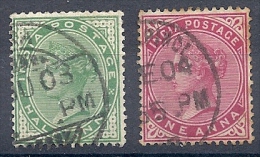 140019442   INDIA  ING.  YVERT  Nº  53/4 - 1858-79 Compagnie Des Indes & Gouvernement De La Reine