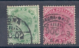 140019444   INDIA  ING.  YVERT  Nº  53/4 - 1858-79 Compagnie Des Indes & Gouvernement De La Reine