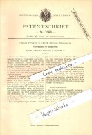 Original Patent - Oscar Puvrez à Leuze-en-Hainaut , 1881 , Appareil De Filtration Pour Le Jus De Sucre !!! - Leuze-en-Hainaut