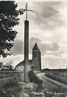 CPSM 77 Environs De NEMOURS Auprès De L'église Romane De Fromonville - Nemours