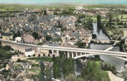 CPA 72 BEAUMONT SUR SARTHE Les Deux Ponts Et Vue D'ensemble - Vue Aériennne - En Avion Au-dessus De... 1959 - Beaumont Sur Sarthe