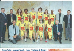 REIMS (Marne) Reims Saint Jacques Sport - Basket - Saison 2001/2002 - Photographie D équipe (voir Détails 2scan) MT937 - Basketball