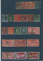 Timbres Du Syrie Ex Colonie Française, Oblitérés 21 Timbres Différents Surchargés O.M.F. - Used Stamps