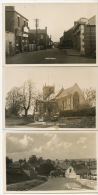 3 Real Photo Whitwell Main Street , Church, The Butcher's Arms Ann Inn - Rutland