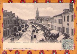 1 Cpa PEYREHORADE - Place De La Liberté Le Marché - Peyrehorade