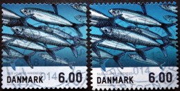 Denmark 2013   Minr.1725BA  + BC  Speisefische /  Poisson Pour L´alimentation /  Food Fish  (O)  ( Lot  L 837 ) - Gebruikt