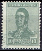 ARGENTINA #  STAMPS FROM YEAR 1916  STANLEY GIBBONS 439A - Oblitérés