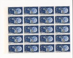 Feuille De 20 Timbres CFA Réunion YT N°356 - Ungebraucht