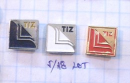 TIZ Metal Tin Industry Zagreb (Serbia, Yugoslavia)  LOT PINS - Lots