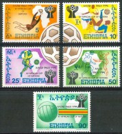 1976 Etiopia 10° Coupe Des Nations Africaines Calcio Football Set MNH** Te318 - Afrika Cup