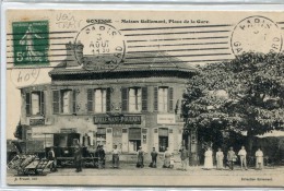 CPA 95 GONESSE MAISON GALLEMANT PLACE DE LA GARE 1911 - Gonesse