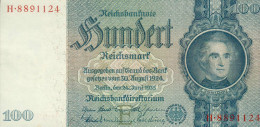 Deutschland, Germany - 100 Reichsmark, Ro. 176 A , ( Serie E/H ) 1936 - 1948 ! - 100 Reichsmark