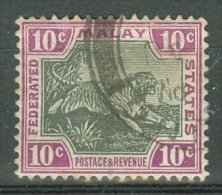 FEDERATED MALAY STATES 1904-22: ISC 41 / YT 32 / Sc 31c, Wmk Mult Crown CA, O - FREE SHIPPING ABOVE 10 EURO - Federated Malay States