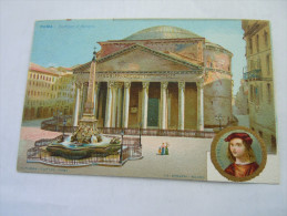 ROMA -  PANTHEON RAFFAELLO   --- SERIE ARTISTICA INIZIO 900 - Multi-vues, Vues Panoramiques