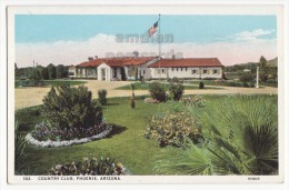 PHOENIX ARIZONA AZ COUNTRY CLUB BUILDING & PART OF GARDEN ~ 1920s Vintage Postcard [5792] - Phoenix
