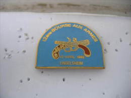 Pin's De La 12eme Bourse Aux Armes Le 12 Avri 1992 à LINGOLSHEIM (Dept 67) - Tir à L'Arc
