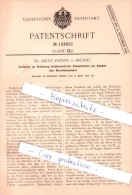 Original Patent - Dr. Adolf Zanner In Brüssel , 1901 , Gewinnung Von Schwefelsäure , Bruxelles !!! - Berühmte Personen