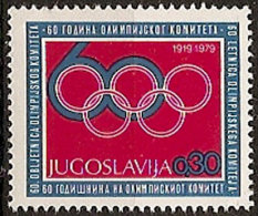 Yugoslavia 1979 Olympic Committee Surcharge MNH - Neufs