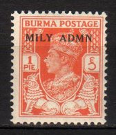 BURMA - 1945 Scott# 35 * MILY ADMN - Burma (...-1947)