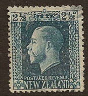 NZ 1915 2 1/2d Deep Blue KGV SG 419a U ZP112 - Gebraucht