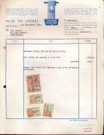 Faktuur Facture - Teintureries Bruxelloise 1955 - Textile & Vestimentaire