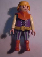 1 FIGURINE FIGURE DOLL PUPPET DUMMY TOY IMAGE POUPÉE - MAN MEDIEVAL AGE KNIGHT PLAYMOBIL GEOBRA 1993 - Playmobil