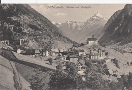 1900 CIRCA  GOTTHARDBAHN WASSEN UND WINDGALLE - Wassen