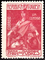 PORTUGAL (IMPOSTO POSTAL E TELEGRÁFICO) - 1915-1925.   Para Os Pobres.  Pap. Liso,  1 C.  * MH   MUNDIFIL  Nº 7 - Ongebruikt